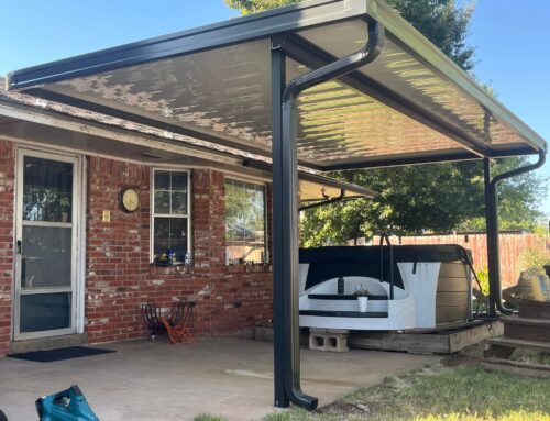 Create a Backyard Spa Retreat with a Patio Cover