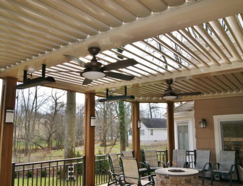 Spend More Time Outdoors, Even in Cooler Weather with a Louvered Roof System